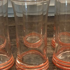 Vintage Fiesta drinking glass 16 oz marked on bottom GUC